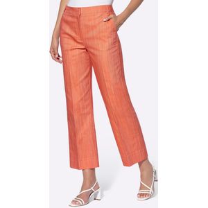 Pantalon - Oranje/Champagne Mêlee - 65% Katoen, 30% Polyester, 5% Elastaan