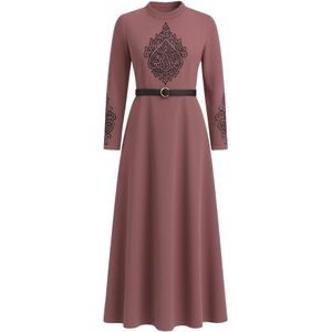 MODAMIHRAM Jurk  rosé / zwart