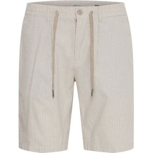 FQ1924 Broek 'Henry'  beige / wit