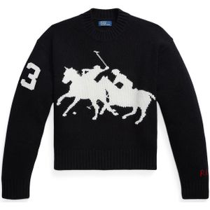 Polo Ralph Lauren Trui  zwart / wit