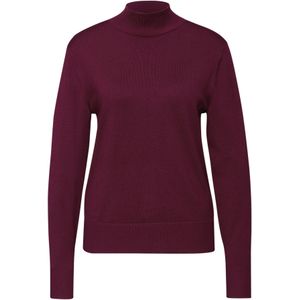 Street One Dames Trui met col in Rood, in size: 34