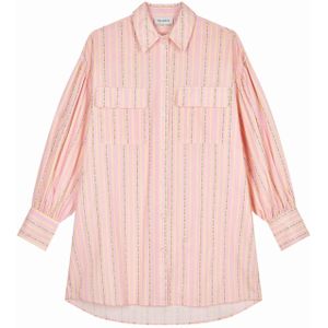 OH APRIL - Blousejurk 'Noni' - Geel - Lichtroze - Zwart