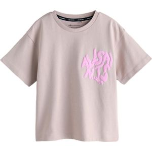 smALLSAINTS Shirt  donkerbeige / pink