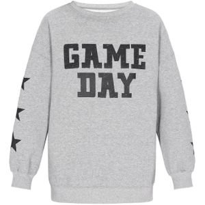 swirly Sweatshirt 'Back To School'  navy / grijs gemêleerd