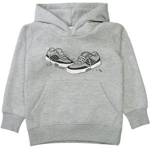 STACCATO Sweatshirt  grijs gemêleerd / zwart / wit