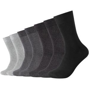 Camano - Lange Sokken - Donkergrijs - Comfort - 7 Paar - Met Geschenkdoos