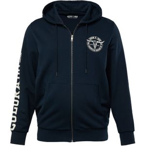 John F. Gee Sweatvest  donkerblauw / wit