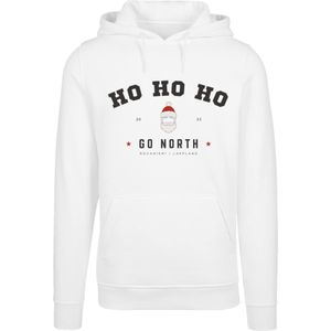 F4NT4STIC Sweatshirt 'Ho Ho Ho Santa Weihnachten'  rood / zwart / wit