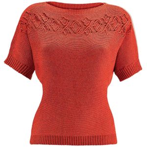 MADELEINE Trui  oranjerood