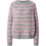 Smith&Soul Trui  stone grey / rosa