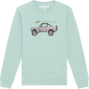 Watapparel Sweatshirt ' Surf Pickup '  azuur / gemengde kleuren