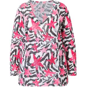 Angel of Style Shirt  pink / zwart / wit