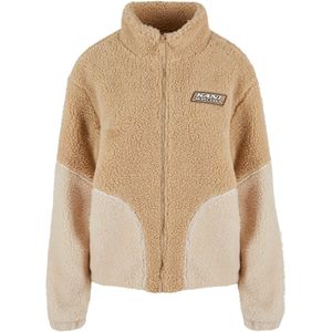 Karl Kani Fleece jas  beige / ecru / sand