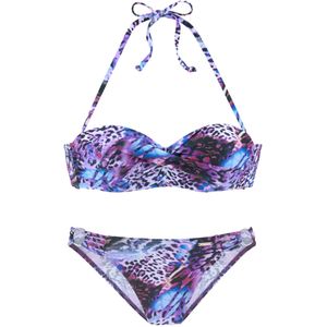 Bruno Banani Bikini  pruim / sering / zwart / wit