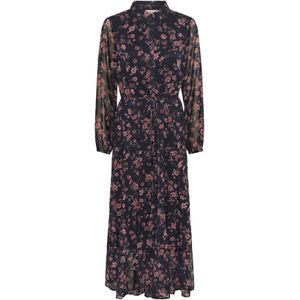 Cream Blousejurk 'CRYuna'  navy / kaki / magenta