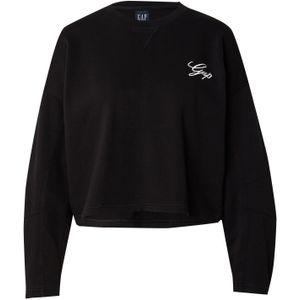 GAP Sweatshirt  zwart / wit