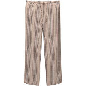 Pull&Bear Broek  beige / rosa / zwart / wit