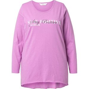 Angel of Style Shirt  lila / zwart / wit