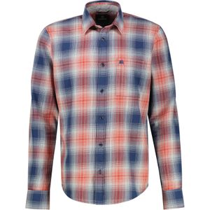 Lerros - Geruit Overhemd - Scandinavian Red - Heren Ruithemd