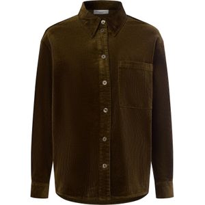 Marc O’Polo Denim - Overhemdblouse - Effen - Relaxed Fit - Katoenmix