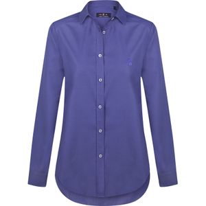 Jimmy Sanders - Overhemd - Blouse - Blauw - 100% Katoen
