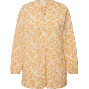 Ulla Popken Tuniek  crème / lichtoranje