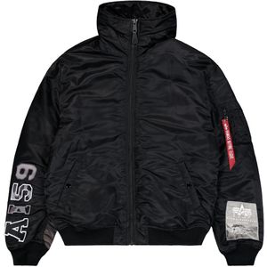 ALPHA INDUSTRIES Winterjas  rood / zwart / wit