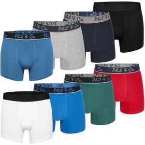 Phil & Co. Berlin Boxershorts ' Retropants '  blauw / grijs / groen / zwart