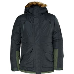 MO Winterjas 'Mimo'  groen / zwart / zilver