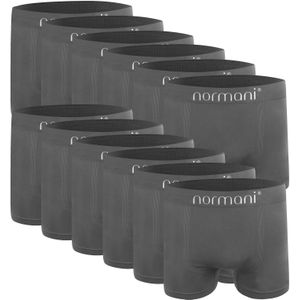 normani Boxershorts  donkergrijs / wit