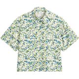 Marc O'Polo - DENIM - Blouse - Blauw - Kwartmouw - Losse Pasvorm