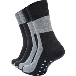 Vincent Creation Sokken  grijs gemêleerd / zwart
