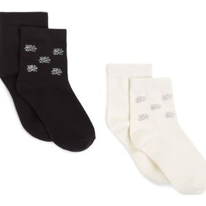 Karl Lagerfeld Sokken  zwart / zilver / wit