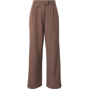 Pieces - Nimora - Broek - Bruin - Straight Fit - High Waist