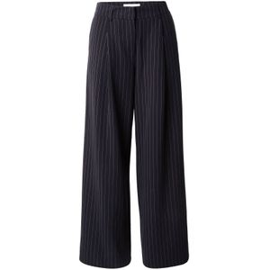 studioselect Bandplooibroek 'Elsa'  grijs / zwart