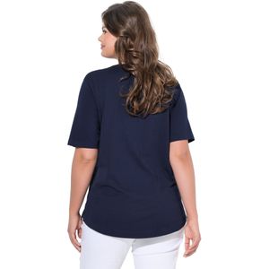 LAURASØN Shirt  marine / wit