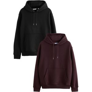 Next Sweatshirt  wijnrood / zwart