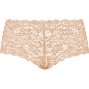 Hanro - Moments - Slip - Nude - Bloemenprint - Kant - Mid Waist