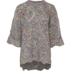 ebeeza Trui  blauw / geel / grijs / rood
