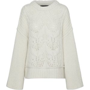 VERO MODA Trui 'MORNA'  wolwit