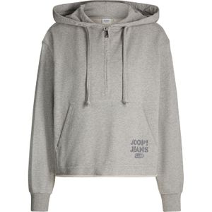 Joop Jeans - Hoodie Talia2 - Open Grey - Met Capuchon