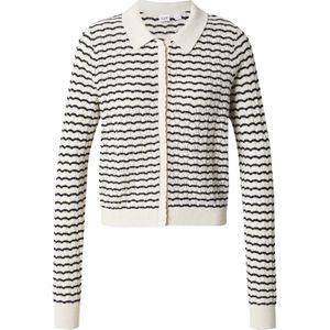 GAP Gebreid vest  zwart / wit