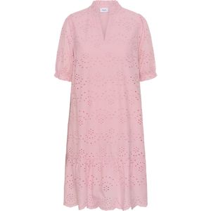 Saint Tropez - Geleksa SZ - A-lijn Jurk - Roze - Katoen