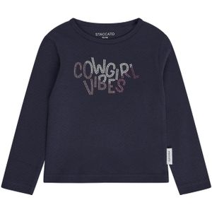 STACCATO Shirt  donkerblauw / pink / zilver