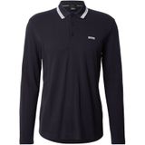 BOSS Shirt 'Plisy'  marine / wit