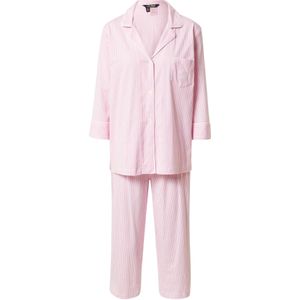 Lauren Ralph Lauren Pyjama  lichtroze / wit
