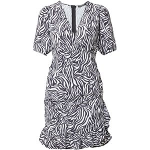 Nasty Gal Jurk  zwart / wit