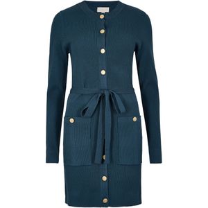 Apricot Jurk  goud / petrol