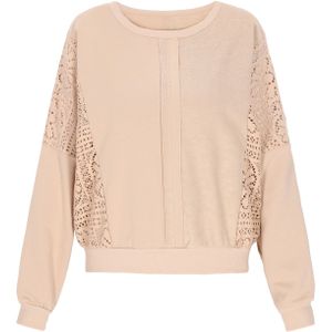 ebeeza Sweatshirt 'Boho Chic'  mokka