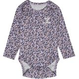 Hummel - Rompertje - Bruin - Jersey - Bloemenprint